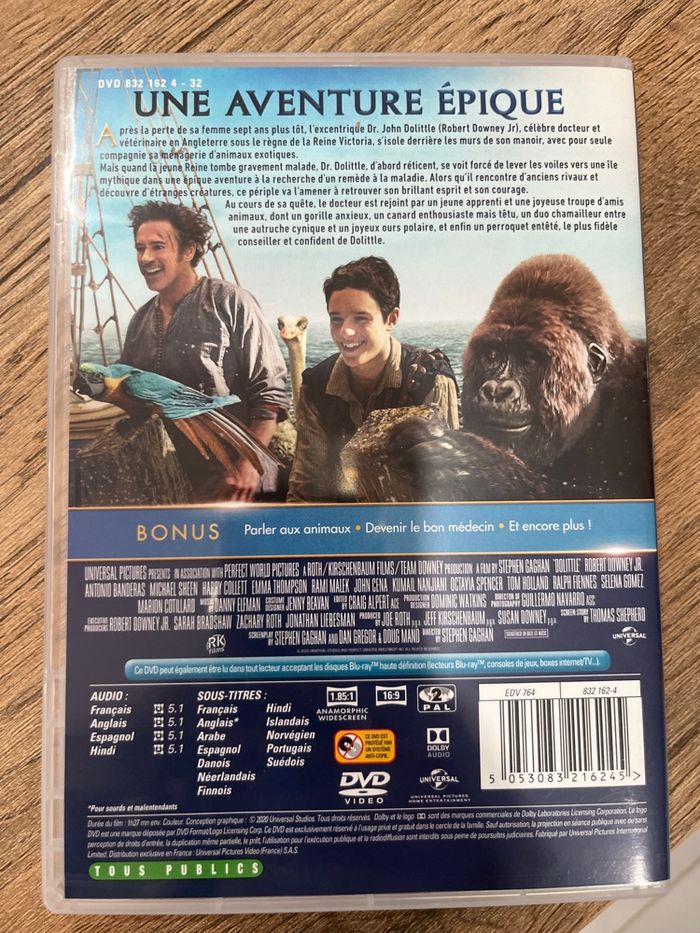 Dvd  le voyage du dr dolittle - photo numéro 3