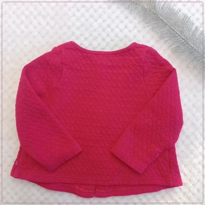 🔸Veste / Gilet Fushia Fille - Obaïbi 9 mois🔸 - photo numéro 7