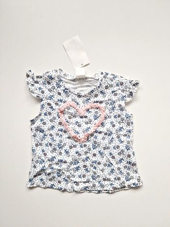 H&M - Tee-shirt à manches courtes - Neuf avec étiquette ! (9 mois)