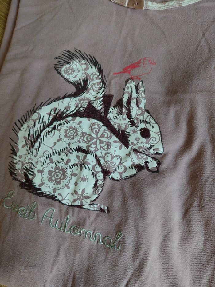 Tee shirt a manches longues nuits - photo numéro 3