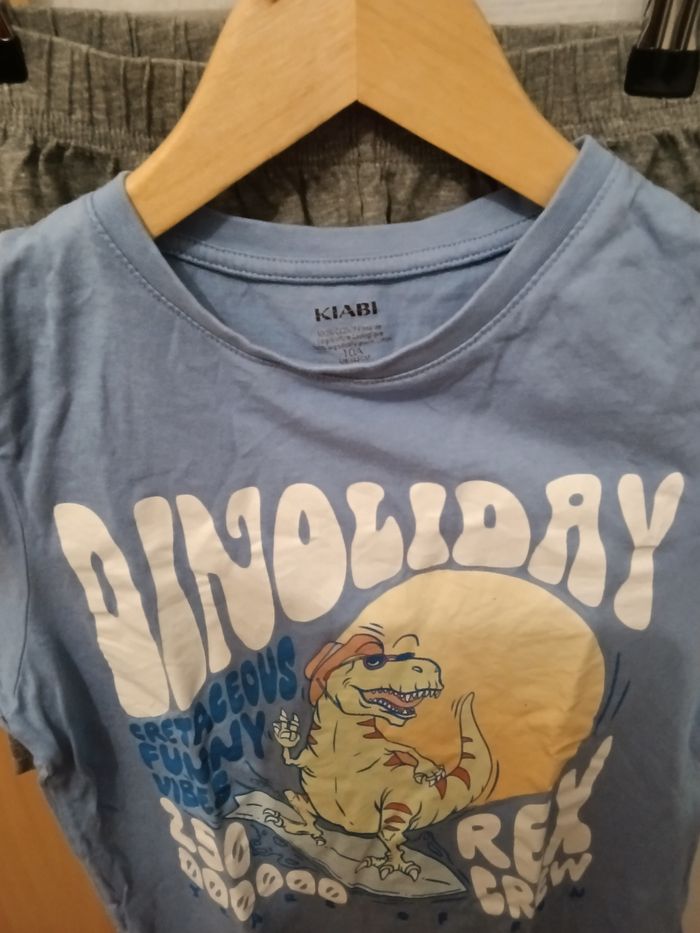 Pyjashort Kiabi multicolore et gris - photo numéro 2