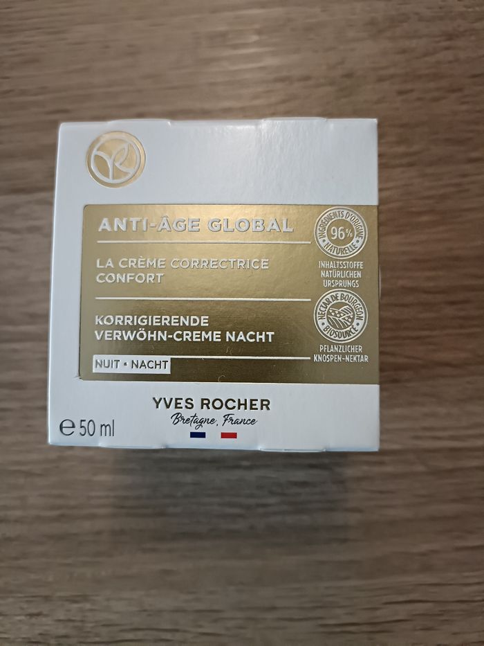 Crème de nuit anti âge Yves Rocher