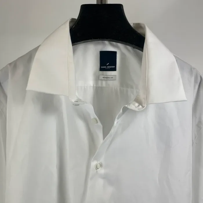 Chemise blanche regular, classique Élégante, Daniel Hechter, Taille 48 XL A019 - photo numéro 2