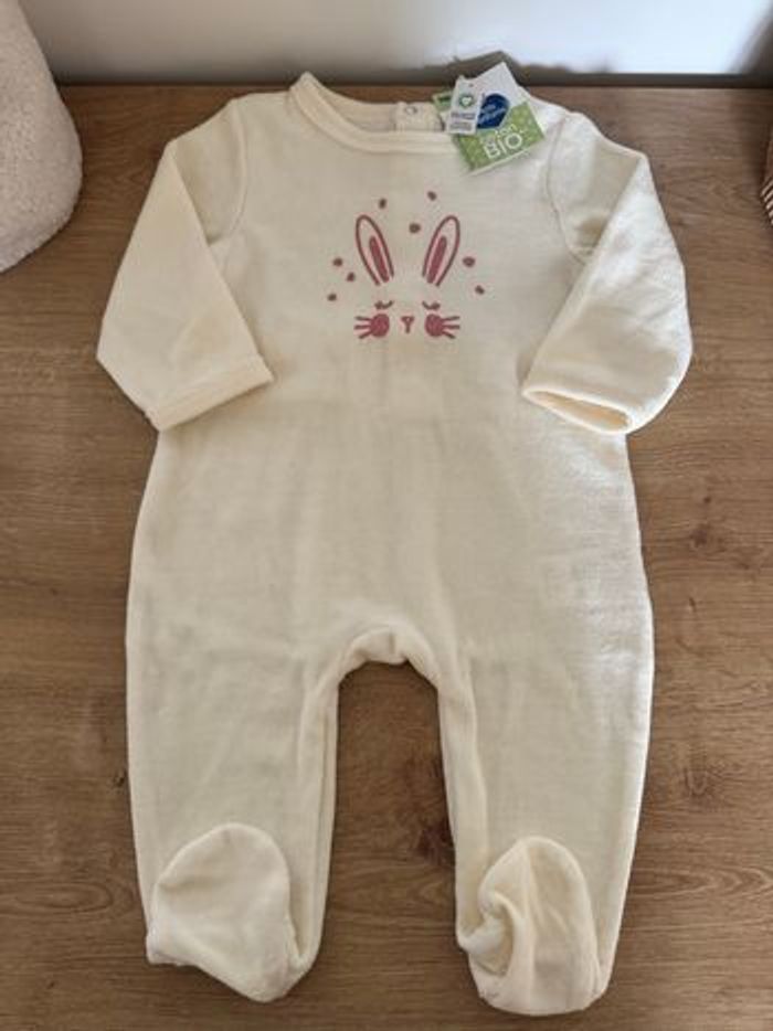 Lot de 2  pyjamas bébé (vert & blanc) - Tao & Mots d’enfants - photo numéro 6