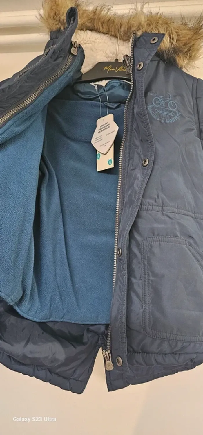 Manteau Doudoune Hiver 3 en 1 Déperlant Z Kids 4 ans
