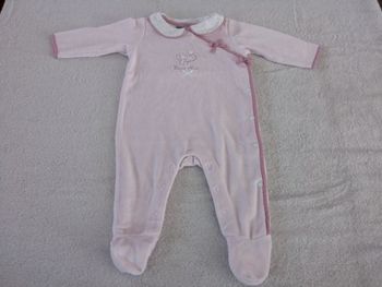 Pyjamas Mon Premier Major 6 mois (réf perso F-C14)(familleac72)