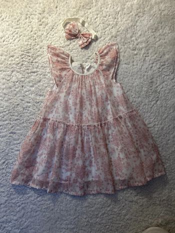 Robe évasée avec bandeau