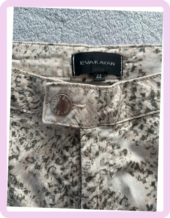 Pantalon fluide imprimé effet peau d'animal – Eva Kayan 🐆 - photo numéro 2