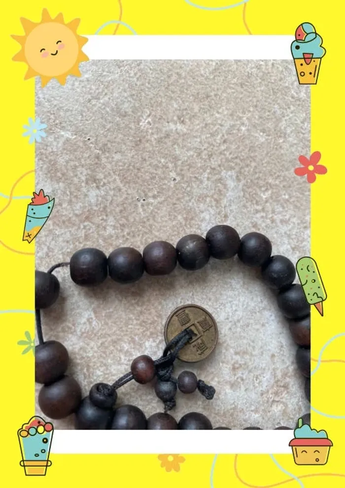 Collier marron - photo numéro 2