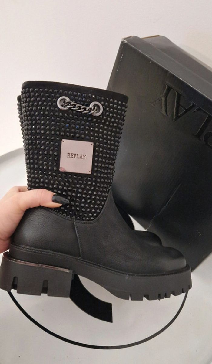 Bottines Replay pointure 37 neuf avec étiquette - photo numéro 20