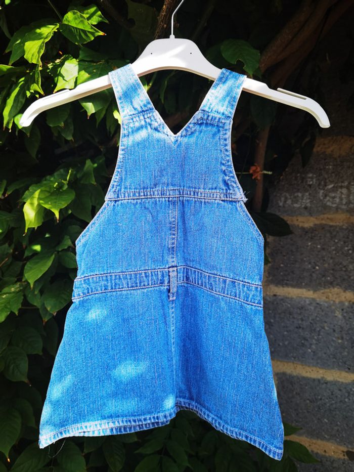 D1219/3 - robe en jeans 18 mois - photo numéro 2