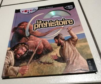 Livre - La Préhistoire (voir 6-9 ans)- Livre + dvd NEUF