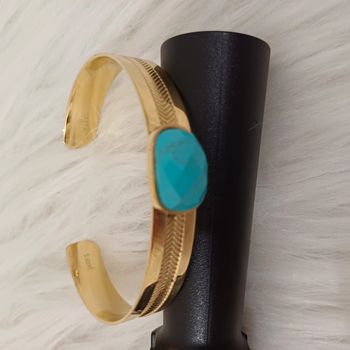 Bracelet jonc ikita en acier inoxydable