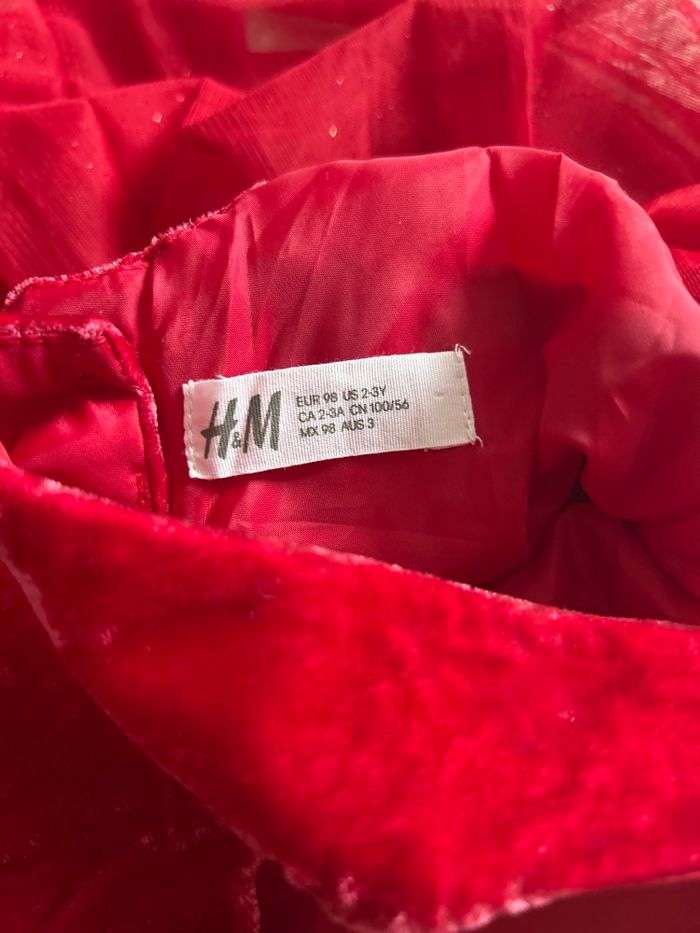 Sublime robe de Noël fille 3ans neuve sans étiquette - photo numéro 7