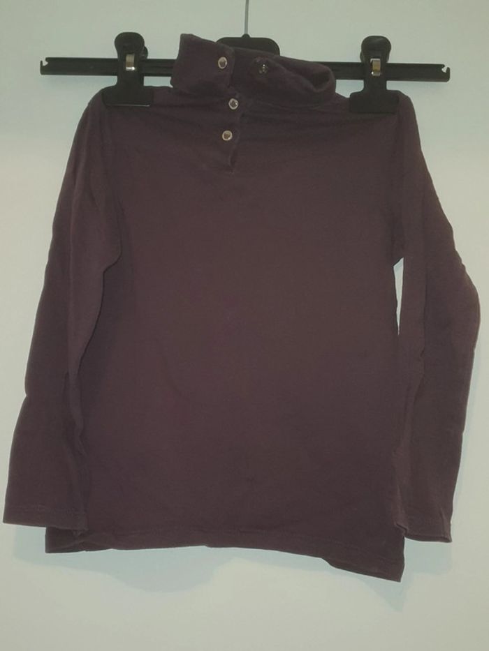 T-shirt ML col roulé - photo numéro 2