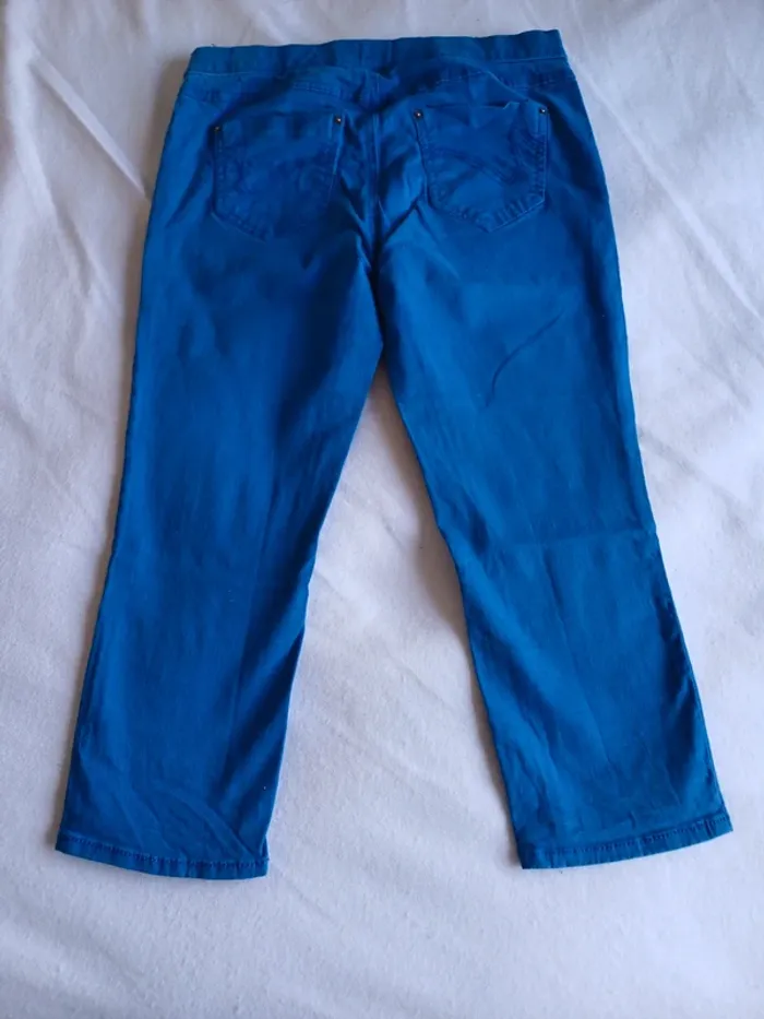 Pantacourt bleu Camaïeu - photo numéro 2