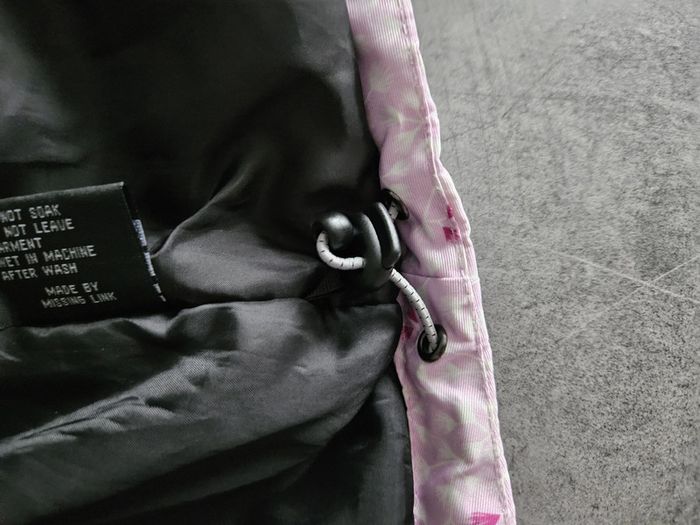 Manteau de ski chaud polaire à capuche fille - rose - 13 ans - Missing Link - photo numéro 13