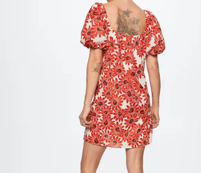 Robe fleurie en coton - Mango - photo numéro 6
