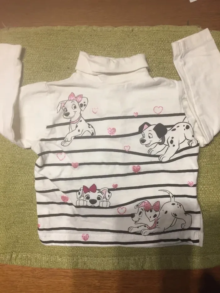 Sous-pull dalmatiens Kiabi 3M