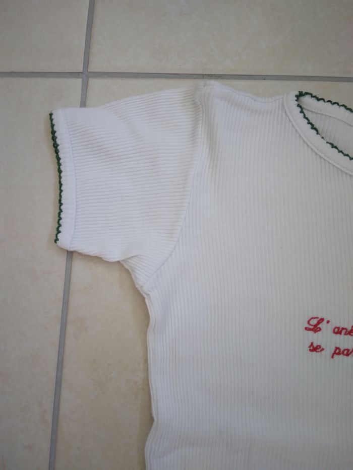 T-SHIRT blanc- 8 ans - photo numéro 3
