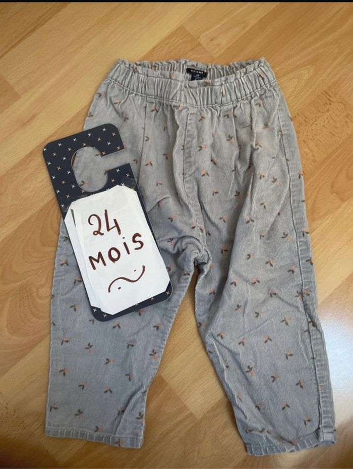 Pantalon velours léger 24mois Kiabi
