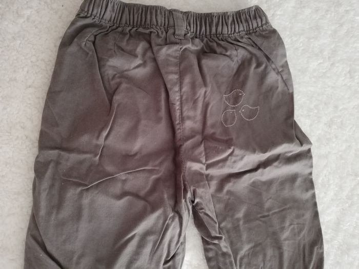 Pantalon marron fille 6 mois obaibi - photo numéro 3