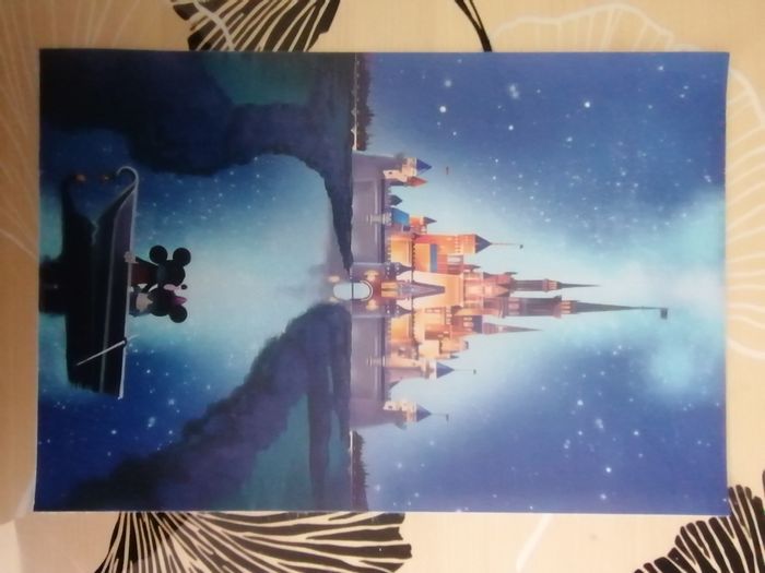Affiche en tissu  Disney Château de la Belle au Bois Dormant