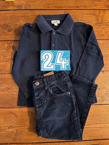 Ensemble bleu marine enfant bébé garçon