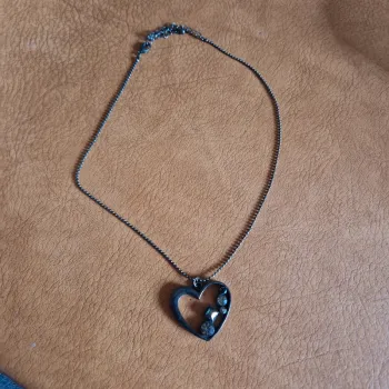Collier fantaisie coeur