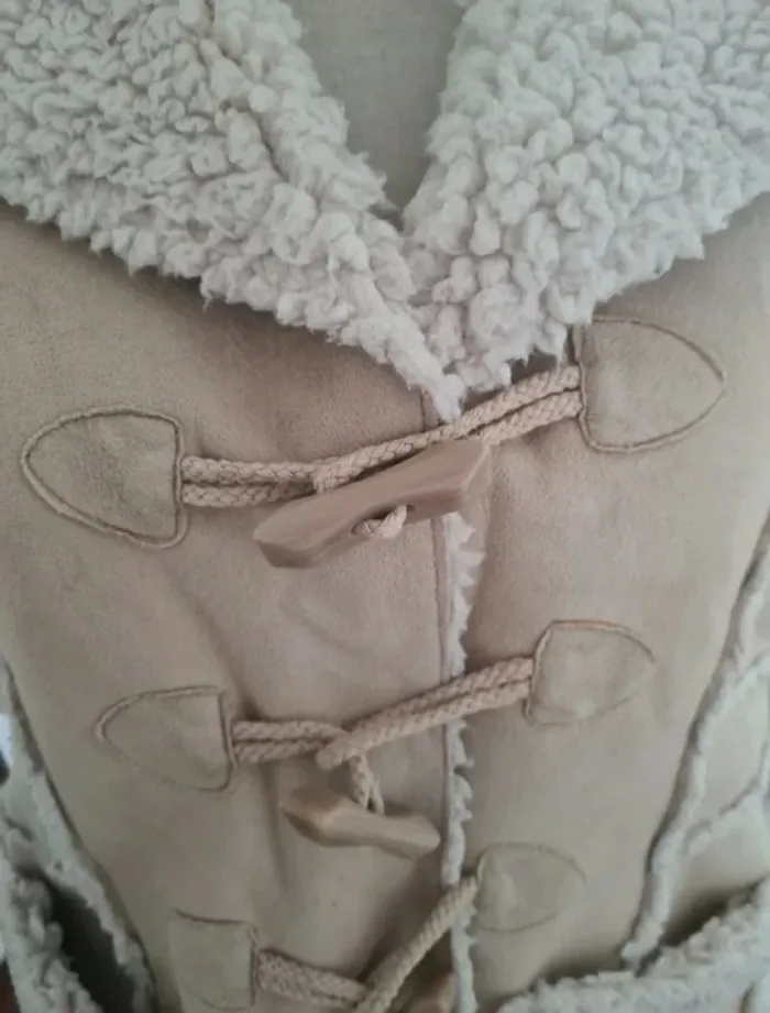 Veste fourrée sans manches Tex Taille M - photo numéro 3