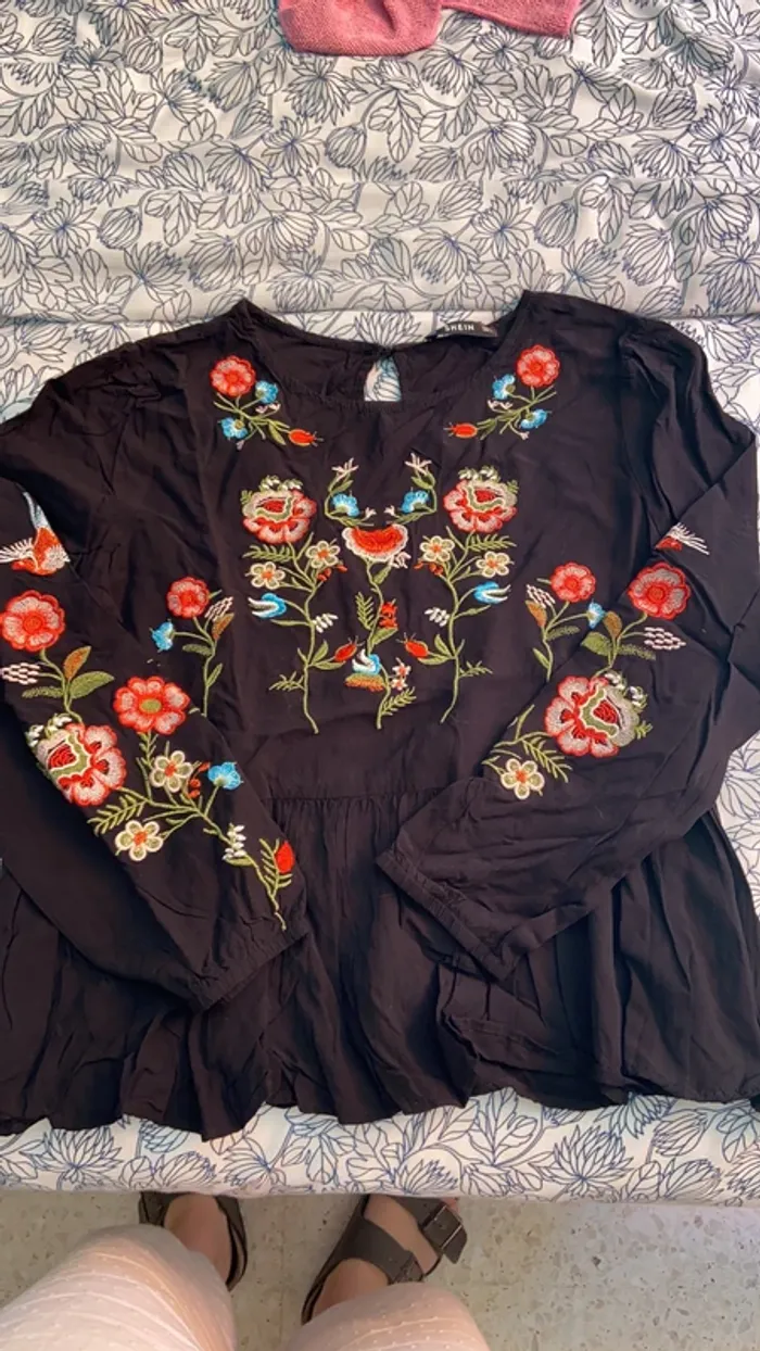Blouse fleurie