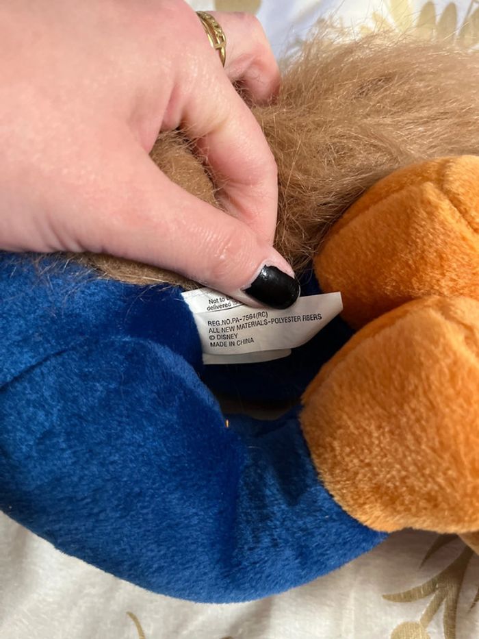 Peluche La Bête Disney La Belle et le bête - photo numéro 7