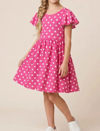 Robe petit pois ,Chic *Cool, neuf, made in France, 6 an