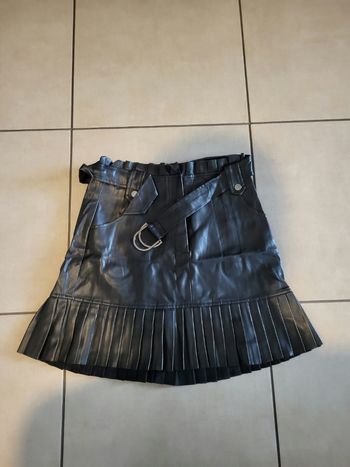 Jupe cuir zara