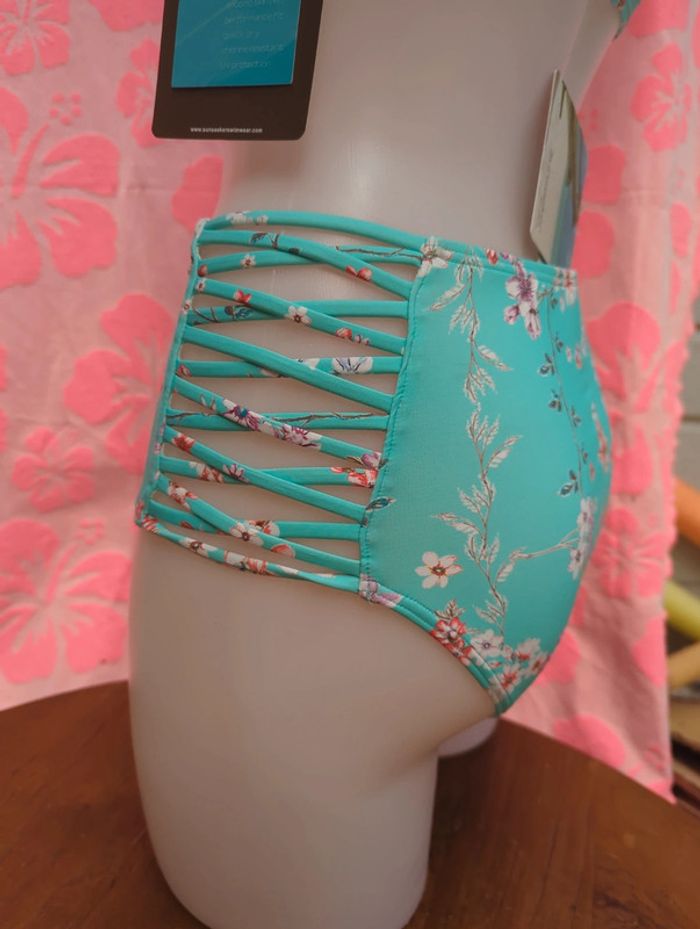 Bikini bandeau taille haute Sunseeker S - photo numéro 9