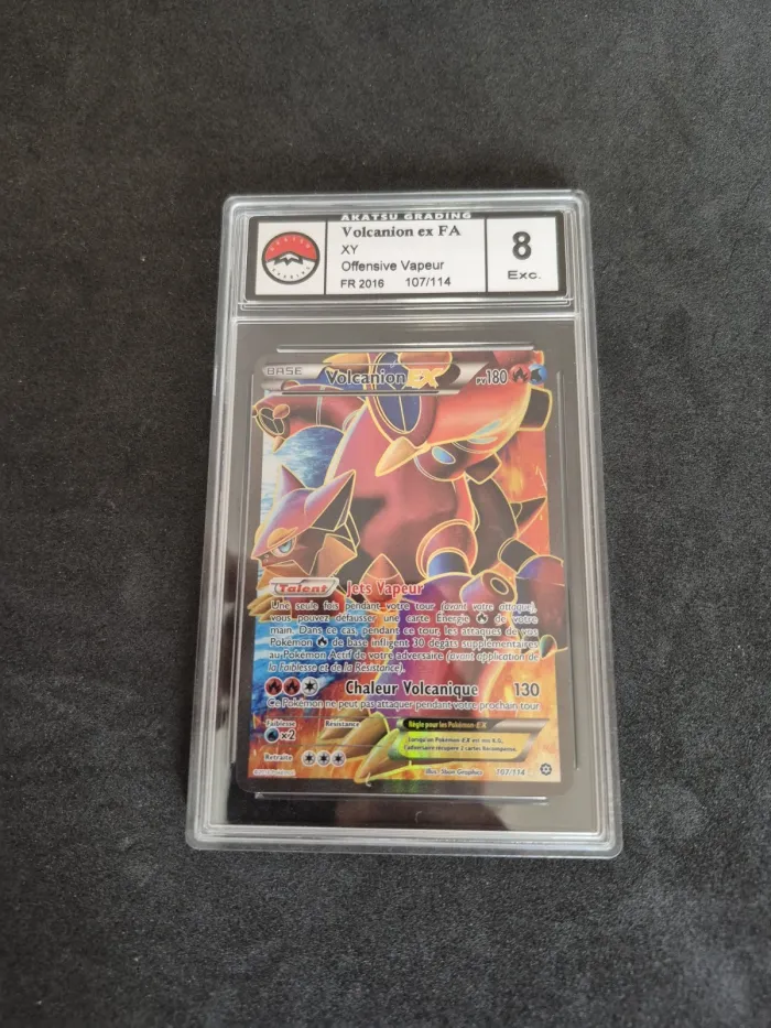 carte Pokémon Volcanion EX 107/114 #2 XY11 - Offensive Vapeur Fr Aka 8