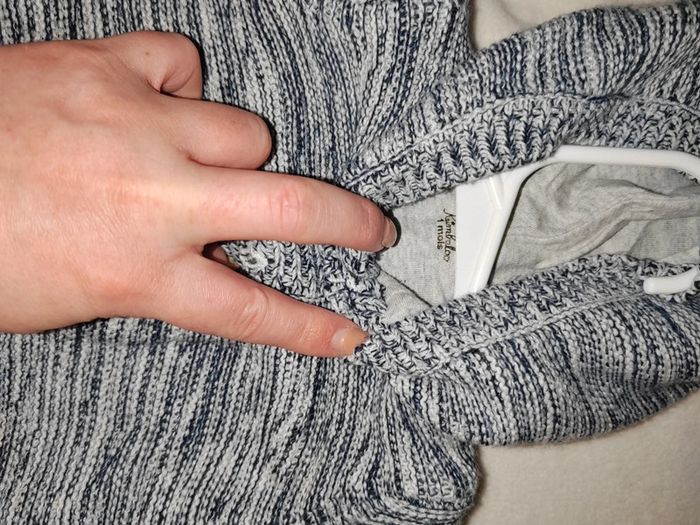 Gilet chaud avec capuche 1 mois - photo numéro 3