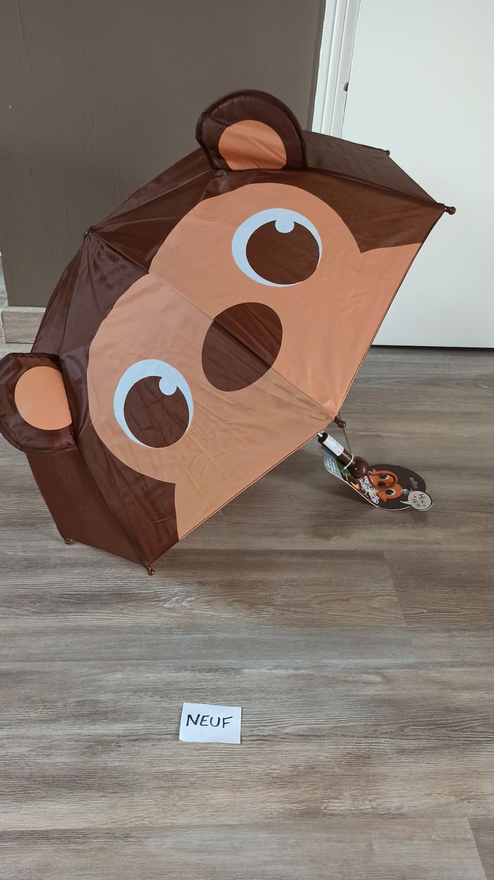 Parapluie enfant sonore singe