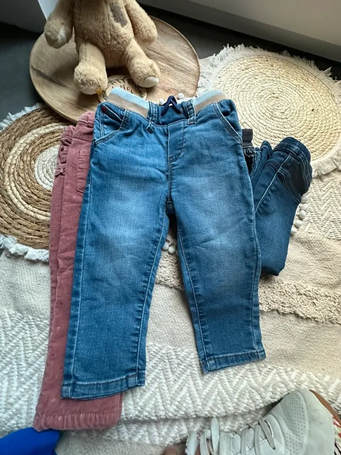 Lot de 5 pantalons 18 mois (+1 jeans) - photo numéro 6