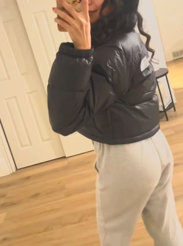 The North face nupste short jacket femme Noir Taille M - photo numéro 8