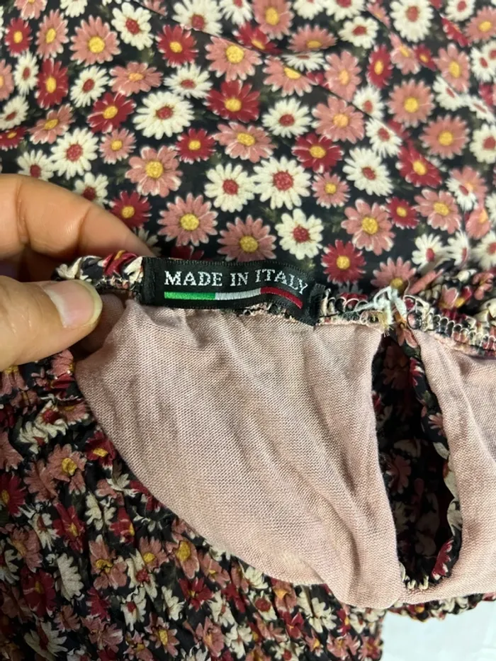 Robe longue à fleurs Made In Italy - photo numéro 7