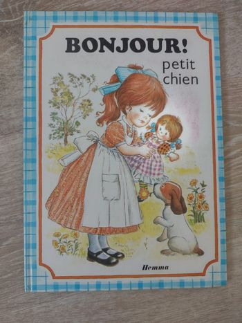 Grand Livre vintage Bonjour petit chien 🐕 !