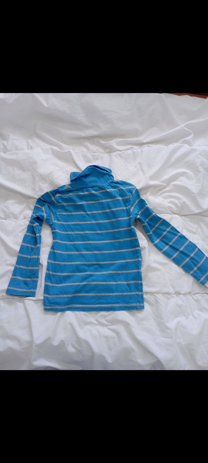 Sous pull rayé bleu Disney Planes 6 ans 3€ neuf - photo numéro 4