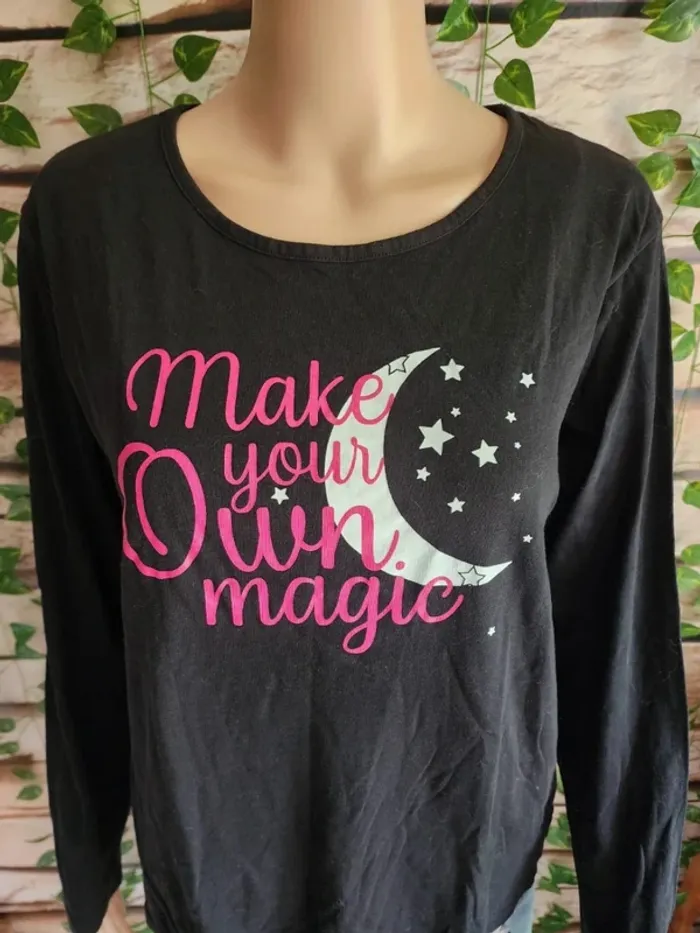 🌸T-shirt Noir Influx 100% coton Taille 42🌸 - photo numéro 3