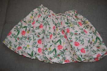 Jupe à fleurs 5 ans