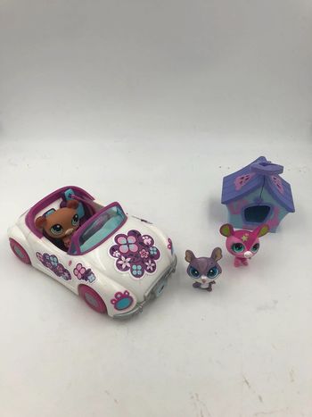 Jouets Little Pet Shop, véhicule + 3 personnages Hasbro