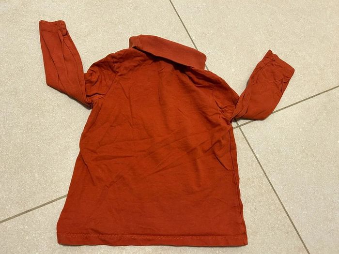 Sous pull col roulé aviateur orange Sergent Major 4 ans - photo numéro 3