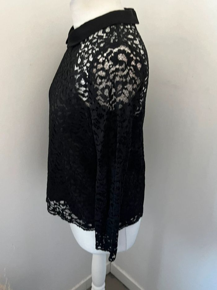 Blouse dentelle col Claudine The Kooples S - photo numéro 4