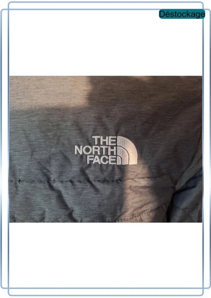 Blouson à capuche the north face gris - taille 14/16 ans ou XS femme - brodé - photo numéro 13