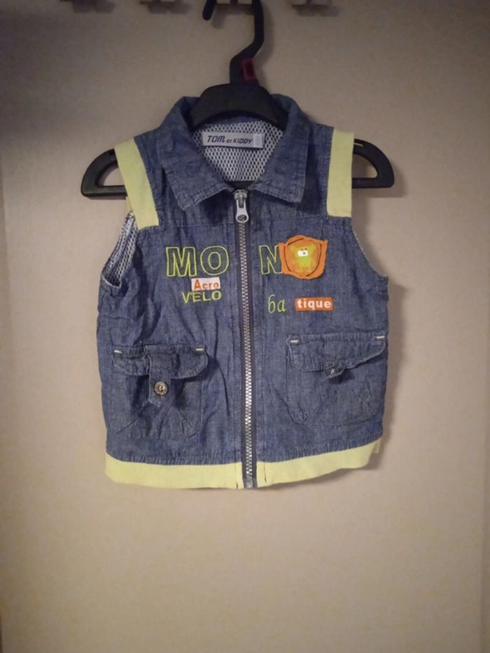 Veste sans manche en jean 2A